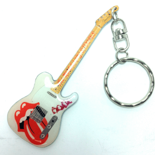 Llavero Guitarra Rolling Stones - Crea Música y Arte