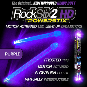 Baquetas luminosas RockStix2 HD UV Purple - Crea Música y Arte